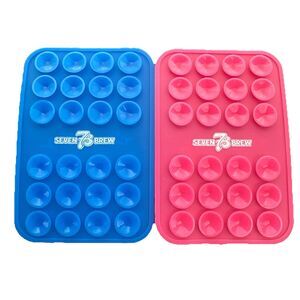 x2 - 7 Brew Cultivate Kindness Pink & Blue Brew Buddy Phone Grip 01/07/26 NEW